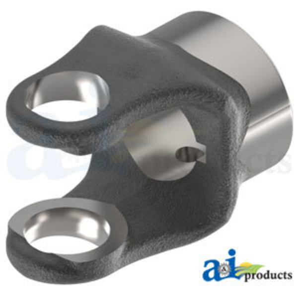 A & I Products Implement Yoke, 1 1/4" Round Bore, 1/4" Keyway, W/ Set Screw 3" x3" x3" A-10001-1058